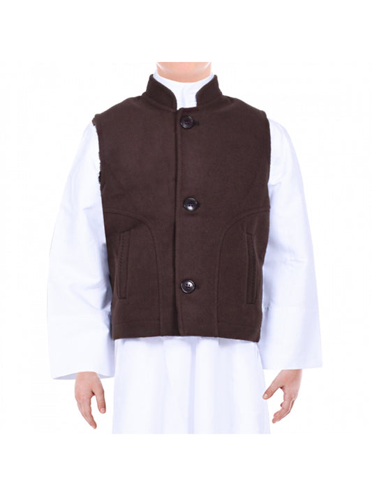 Kids Vest Brown