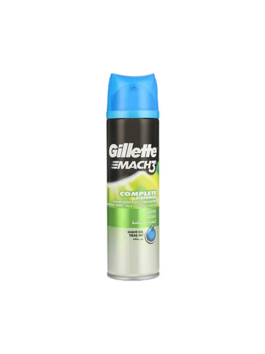 Gillette 406 Mach3 Gel Sensitive 200ml