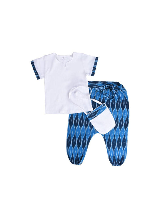 Qurqeaan Set Blue and light blue