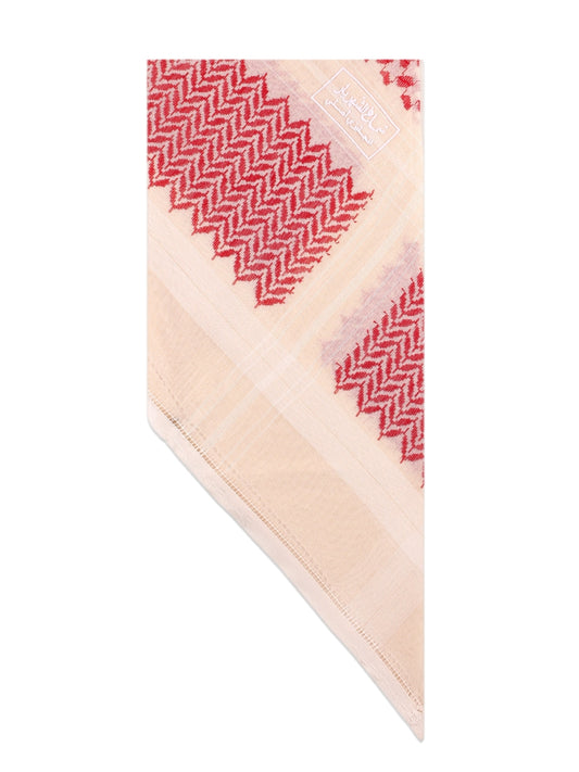 Shemagh Shahriar RED/BEIGE