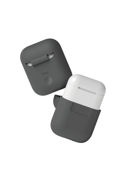 AIRPODS silicone case for Airpods case Dark grey