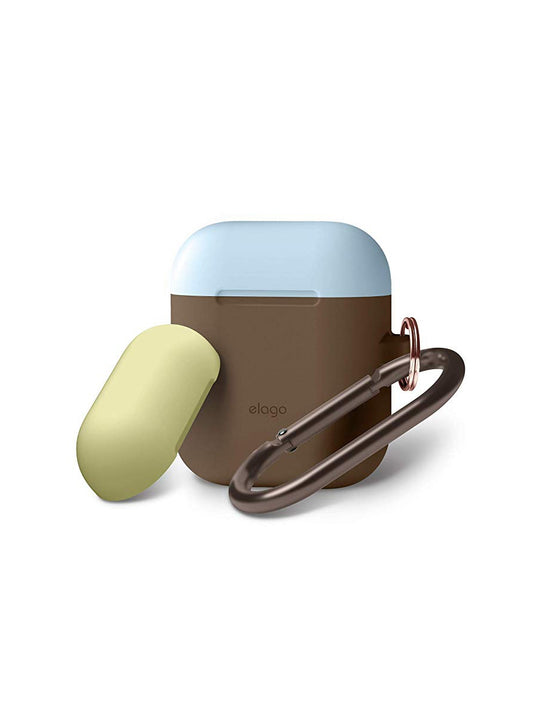 AIRPODS Duo Hang Case Pastel Blue Yellow