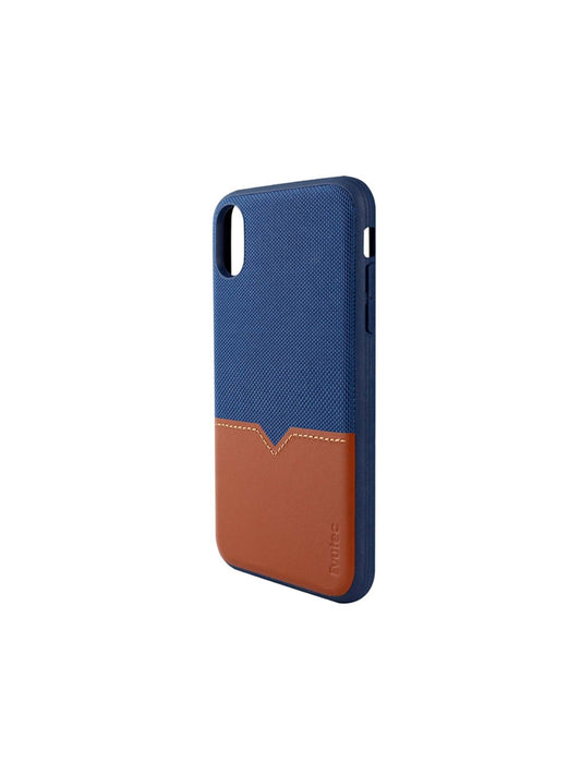 Evutec iPhone XR case Northill BlueSaddle with AFIX Vent Mount
