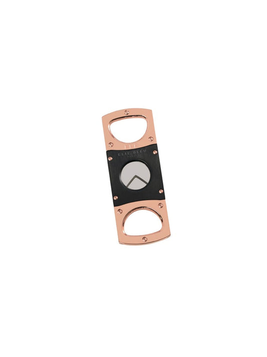 Elie bleu cigar cutter polished stainless steel golden rose satin black EBC1002