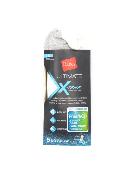 Ultimate XTEMP No Show 5pc WHT
