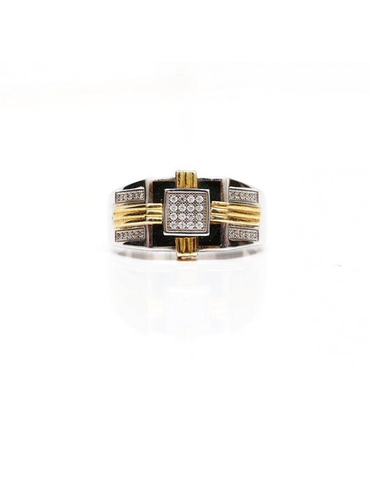 Silver bisht ring L