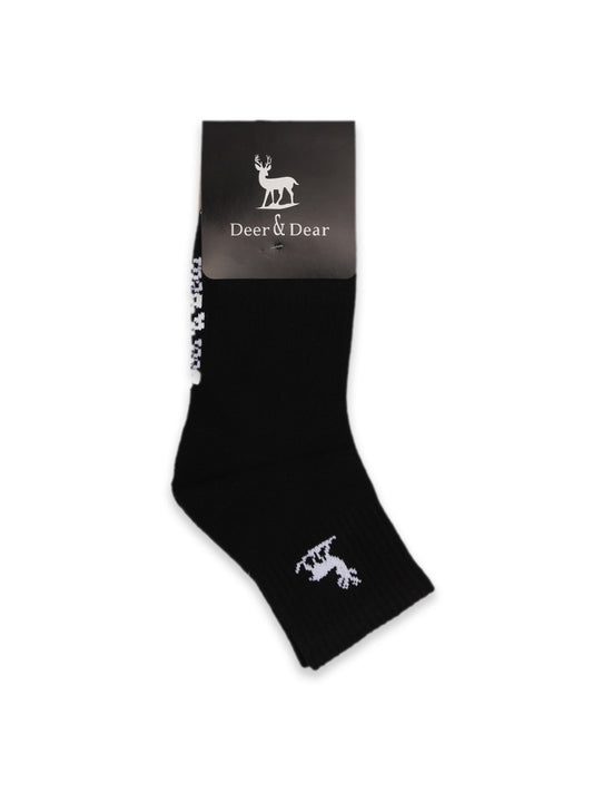 Deer  Dear Socks Black