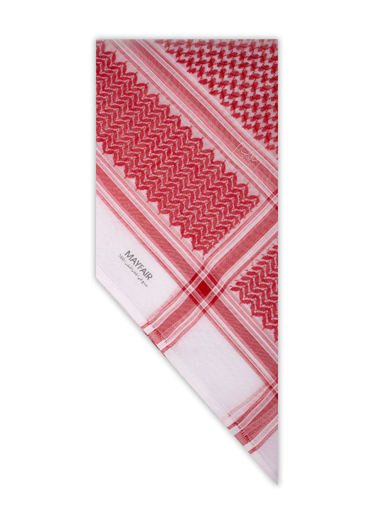 Shemagh Al-Bassam MayFair Dark Red